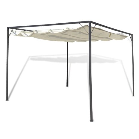 Tuinpaviljoen met inschuifbaar dak 2