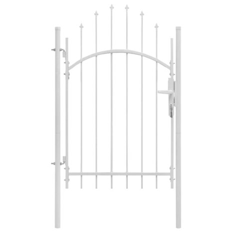 Tuinpoort Woerden staal 1x2,25 m wit 2
