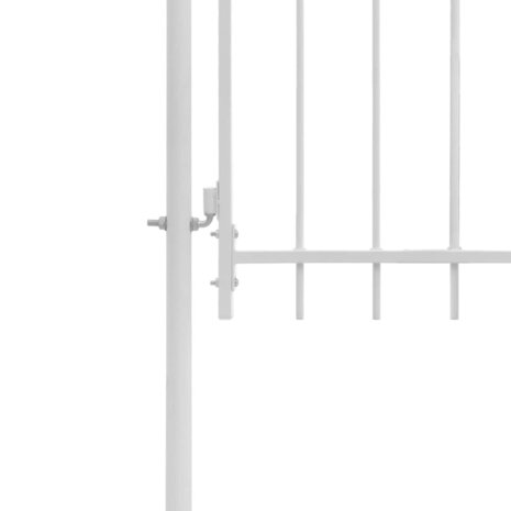 Tuinpoort Woerden staal 1x2,25 m wit 3