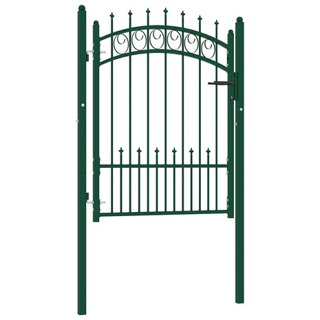 Hekpoort EMMEN met stalen pinnen 104x109,5 cm groen 1