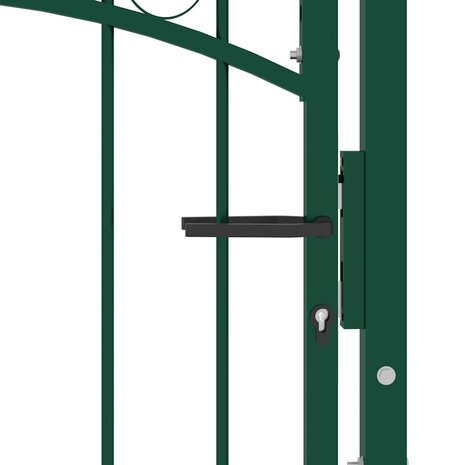 Hekpoort EMMEN met stalen pinnen 104x109,5 cm groen 4