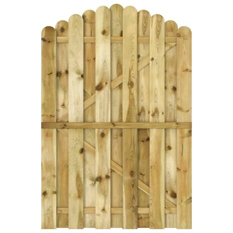 Poort 100x150 cm ge&iuml;mpregneerd grenenhout 2