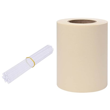Tuinscherm 35x0,19 m PVC cr&egrave;me 2