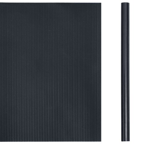 Tuinscherm 35x0,19 m PVC mat donkergrijs 3