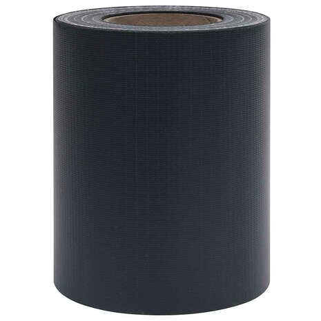Tuinscherm 35x0,19 m PVC mat donkergrijs 4