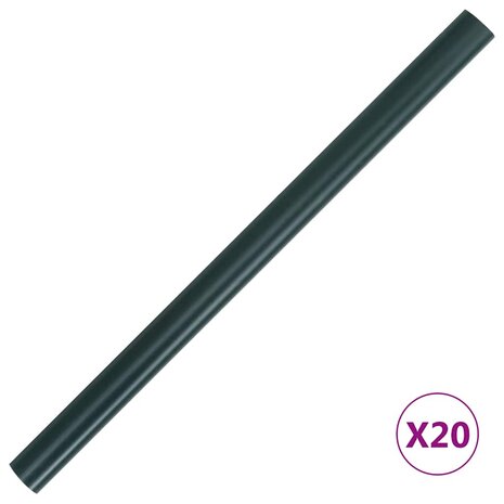 Tuinscherm 35x0,19 m PVC matgroen 8