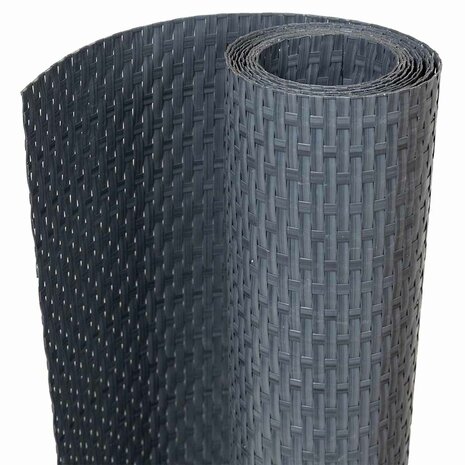 Balkonscherm 300x80 cm poly rattan antracietkleurig 2