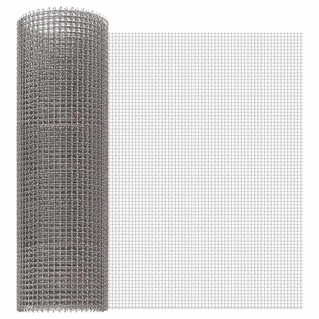 Gaas Scherm 40 x 200 cm 3 Mesh RVS 201 Zilverkleurig 1