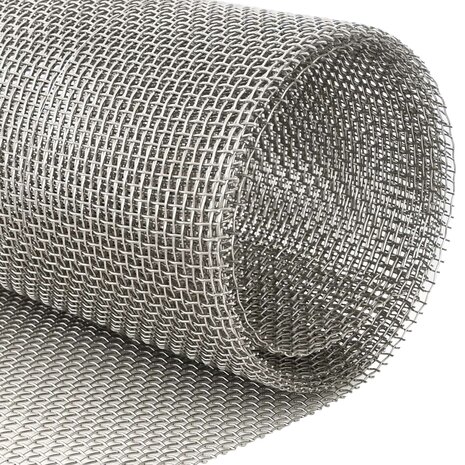 Gaas Scherm 20 x 200 cm 6 Mesh RVS 201 Zilverkleurig 3