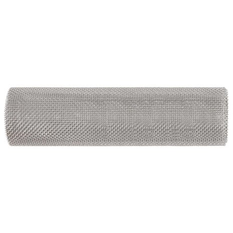 Gaas Scherm 40 x 500 cm 6 Mesh RVS 201 Zilverkleurig 2
