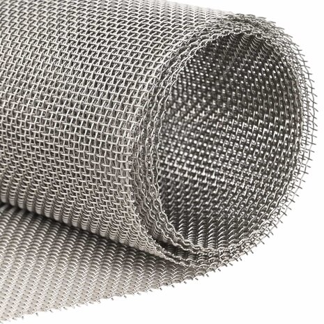 Gaas Scherm 40 x 500 cm 8 Mesh RVS 201 Zilverkleurig 3