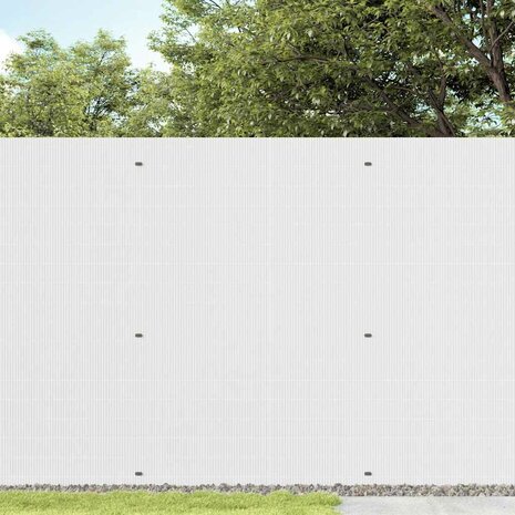 Tuinhek Dubbelzijdig Wit 1,8x3 m PVC 3