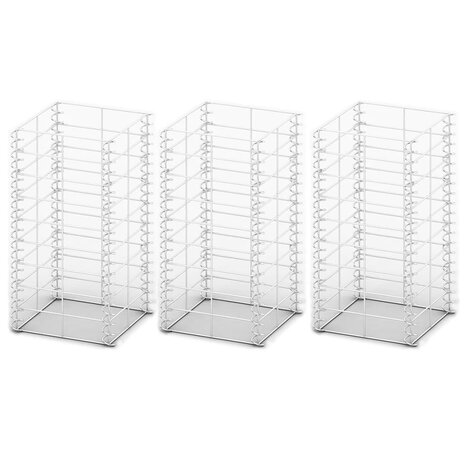 3-delige Schanskorfset 25x25x50 cm gegalvaniseerd draad  2