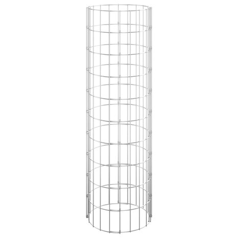 Gabion paal rond &Oslash;30x100 cm gegalvaniseerd staal 3