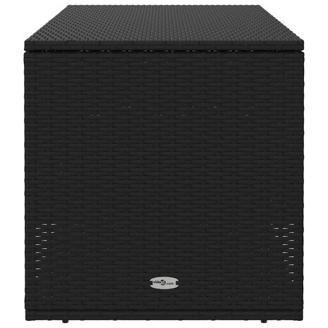 Opbergbox voor buiten 100x55x55,5 cm poly rattan zwart 5