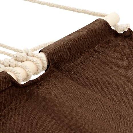 Hangmat 210 x 150 cm (bruin) 3