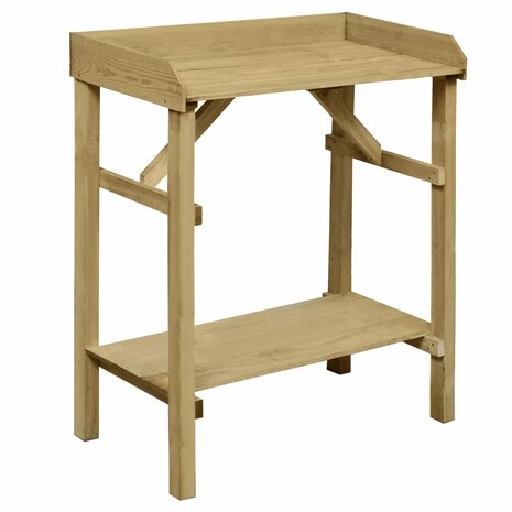 Oppottafel 75x40x90 cm ge&iuml;mpregneerd grenenhout 1