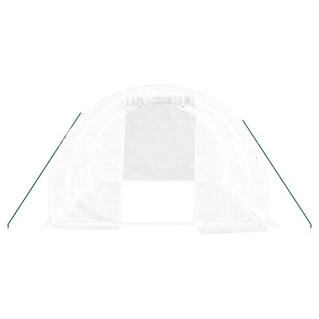 Kas met stalen frame wit 12 m&sup2; 4x3x2 m 4