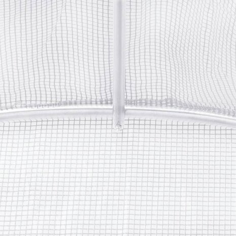 Kas met stalen frame wit 16 m&sup2; 4x4x2 m 9