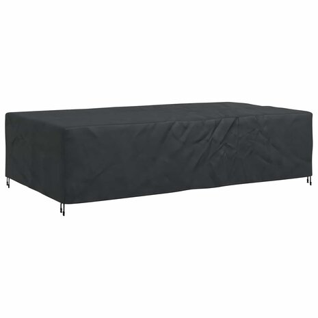 Tuinsethoes Effen Zwart 305 x 190 x 85 cm 420D 2