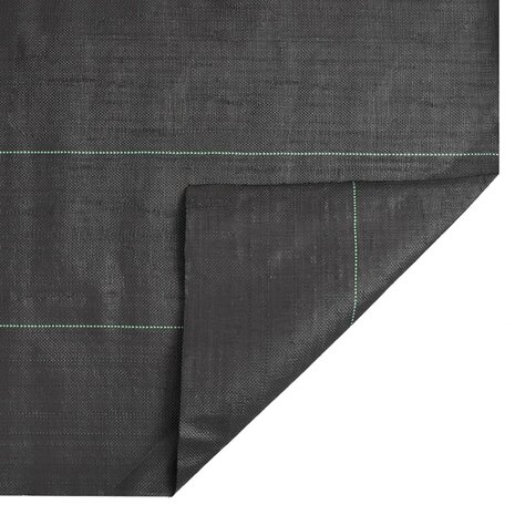 Worteldoek 0,5x10 m polypropeen zwart 7