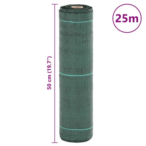 Worteldoek 0,5x25 m polypropeen groen 8