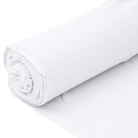 Geotextielmembraan 1x50 m polyestervezel wit 8