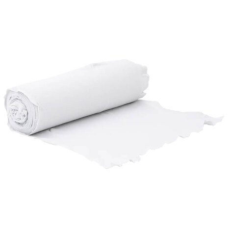 Geotextielmembraan 1x10 m polyestervezel wit 2