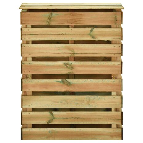 Tuincompostbakken 2 st 80x50x100 cm ge&iuml;mpregneerd grenenhout 4