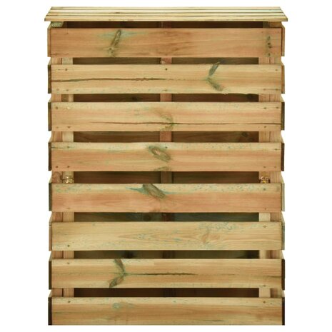 Tuincompostbakken 3 st 80x50x100 cm ge&iuml;mpregneerd grenenhout 4
