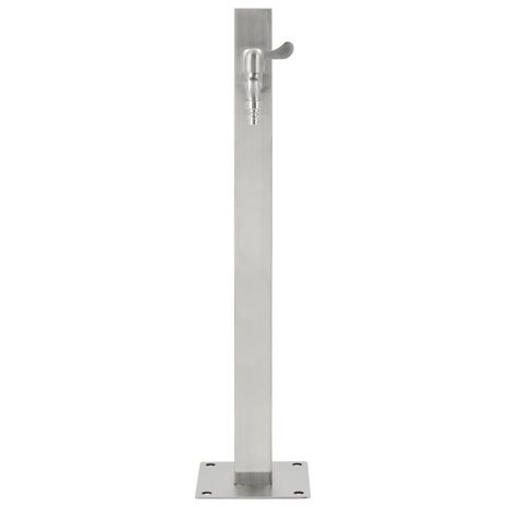 Tuinwaterkolom vierkant 65 cm roestvrij staal 4