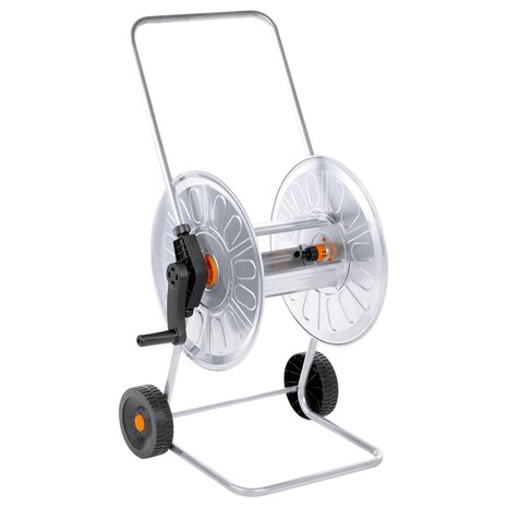 Tuinslangkar voor 80 m 1/2" of 50 m 3/4" slang staal 1