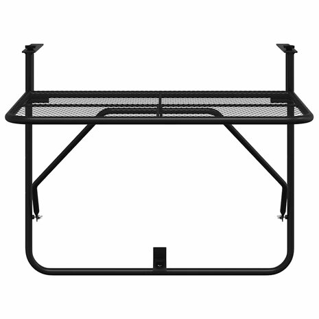 Balkontafel 60x40 cm staal zwart 6