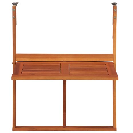 Balkontafel hangend 64,5x44x80 cm massief acaciahout 4