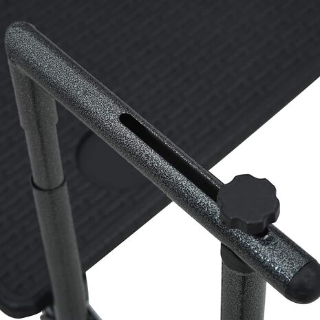 Balkontafel hangend 60x64x83,5 cm rattan-look kunststof zwart 7
