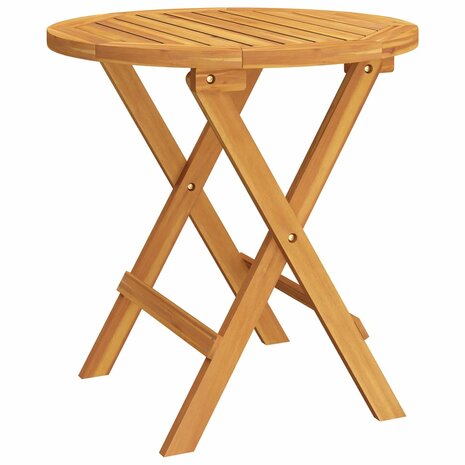 Bistrotafel &Oslash;46x47 cm massief acaciahout 2