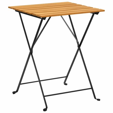 Bistrotafel 55x54x71 cm massief acaciahout 2