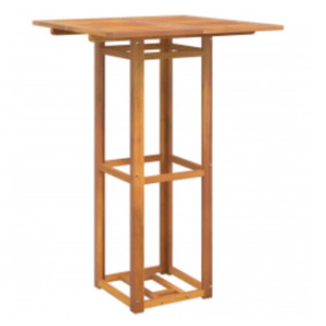 Bistrotafel 75x75x110 cm massief acaciahout 2