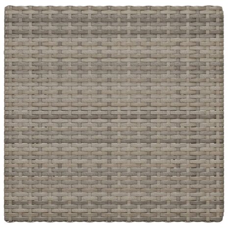 Bistrotafel inklapbaar 55x54x71 cm poly rattan grijs 5