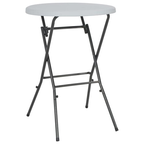 Bartafel inklapbaar 80x110 cm HDPE wit 1