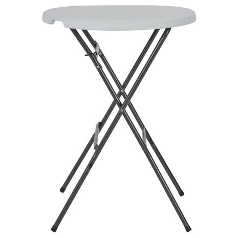 Bartafel inklapbaar 80x110 cm HDPE wit 2