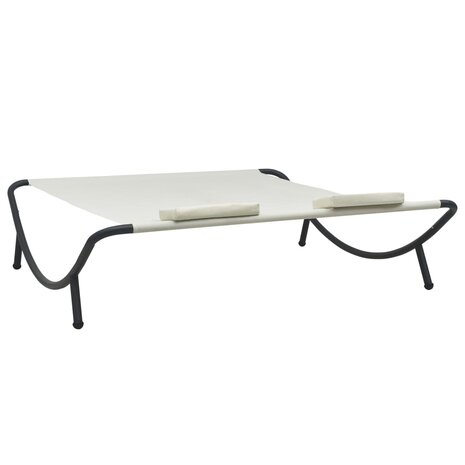 Loungebed stof cr&egrave;me 4