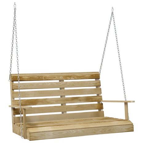 Schommelbank 110 cm ge&iuml;mpregneerd grenenhout 2