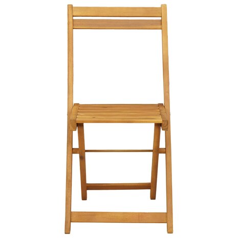 Bistrostoelen voor buiten 8 pcs Naturel 40 x 53 x 80 cm 5