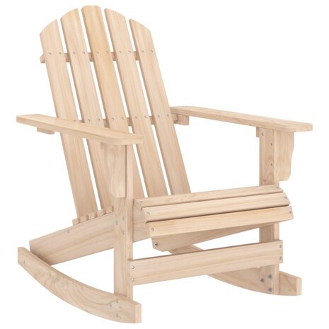 Schommelstoel Adirondack massief vurenhout 1