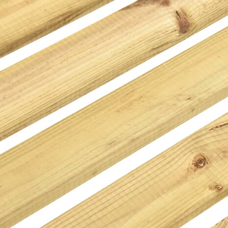 Tuinbank 120 cm ge&iuml;mpregneerd grenenhout 5