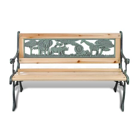 Kindertuinbank 84 cm hout 2