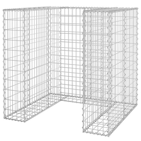 Schanskorf voor container 110x100x110 cm gegalvaniseerd staal 2