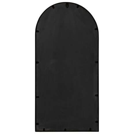 Tuinspiegel 90x45 cm ijzer zwart 4
