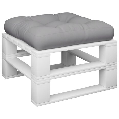 Palletkussen stof grijs 3
